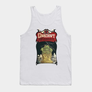 Lovecraft Vintage Book Cover Art Poster Tank Top